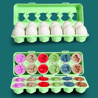 Montessori - leketøy matchende egg